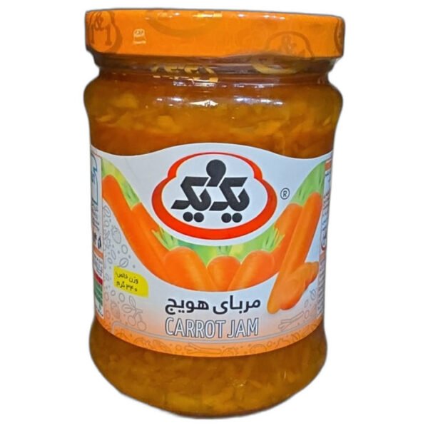 1&1 (Yek-o-Yek) Carrot Jam (Moraba Havij) 340g glass jar