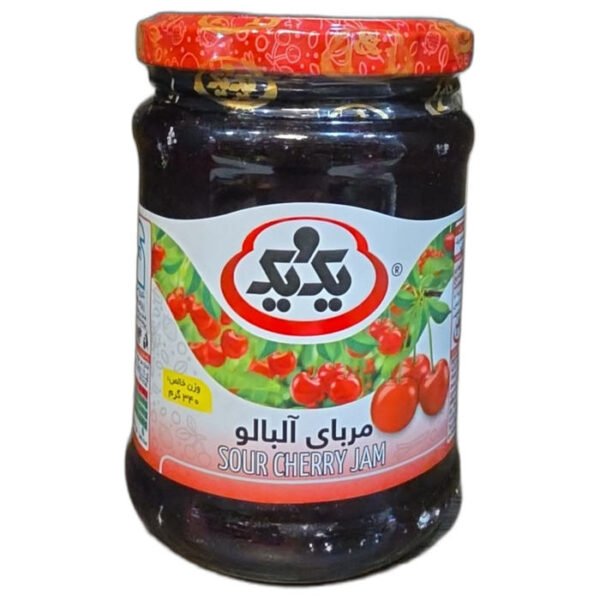 1&1 (Yek-o-Yek) Sour Cherry Jam (Moraba Albaloo) 340g glass jar