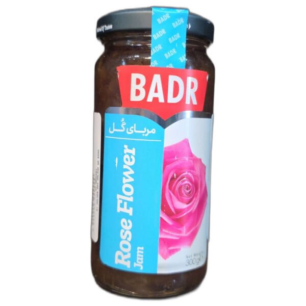 Badr Rose Petal Jam (Moraba Gol) 300g glass jar