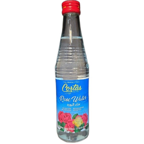 Cortas Rose Water 300ml glass bottle