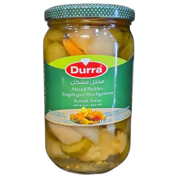 Durra Mixed Pickles 720g glass jar