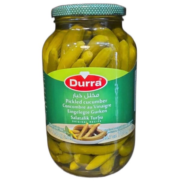 Durra Pickled Cucumbers 1250g glass jar