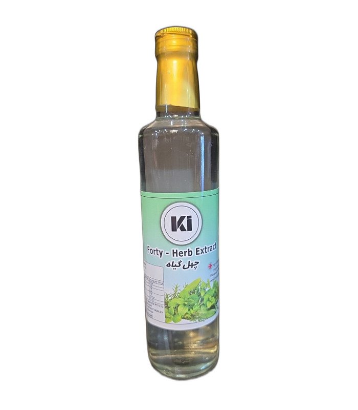 KI Forty Herb Water (Aragh Chehel Giah) 500ml glass bottle