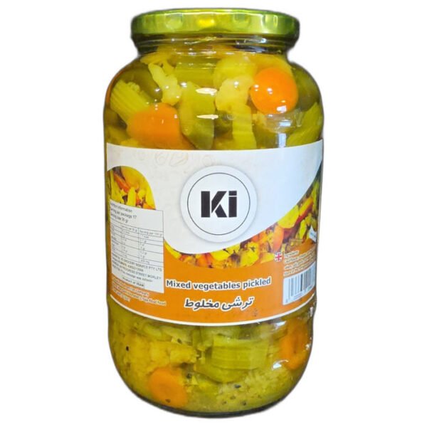 KI Mixed Pickled Vegetables (Torshi Makhloot) 1500g large glass jar