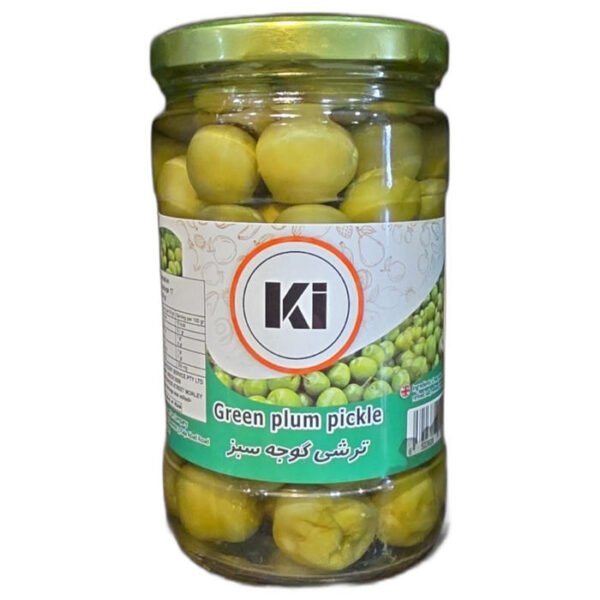 KI Pickled Green Plums (Torshi Gojeh Sabz) 680g glass jar