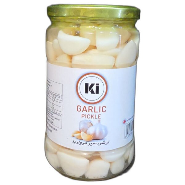 KI Pickled Peeled Garlic (Torshi Sir Morvarid) 680g glass jar