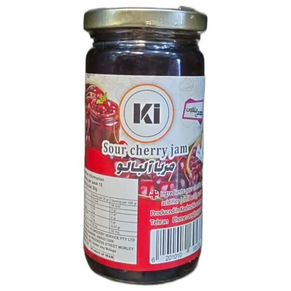 KI Sour Cherry Jam (Moraba Albaloo) 300g glass jar