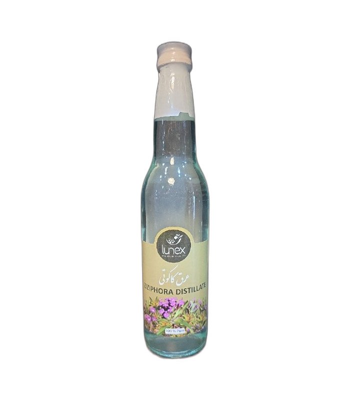 Lunex Ziziphora Herbal Water (Aragh Kakooti) 500ml glass bottle